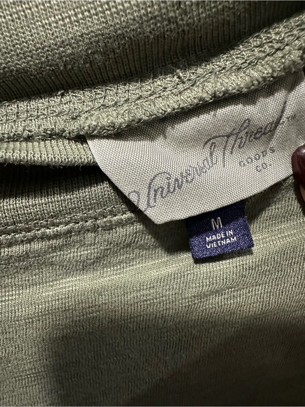 Universal Thread Olive Green Mock Neck T-Shirt Dress Size M